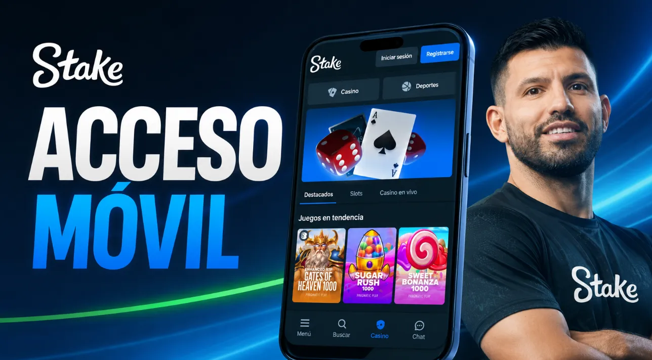 Acceso móvil en casino Kun Aguero sin descargar APK